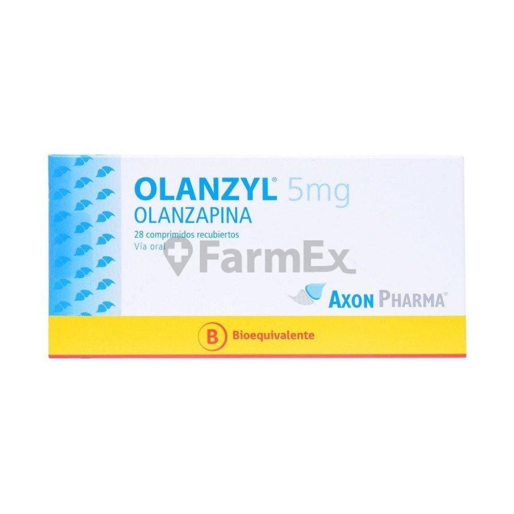Olanzyl 5 mg x 28 comprimidos Farmex-Fonasa-Persistente